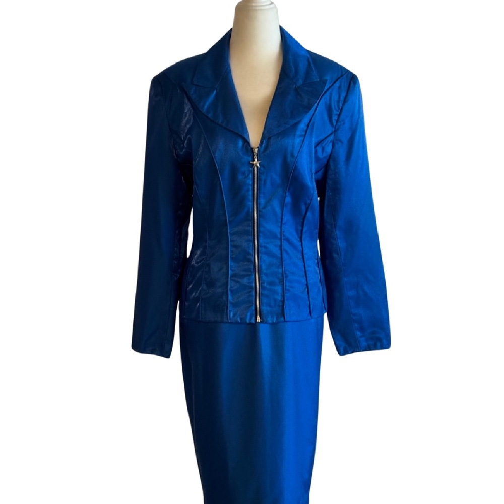 NWT 1980's Mary McFadden Skirt Suit Size 14